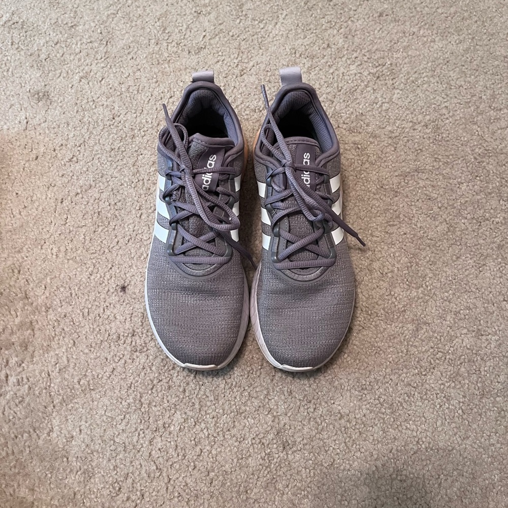 Adidas Charcoal Running Shoes Size 8